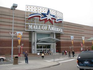 mall of america sign