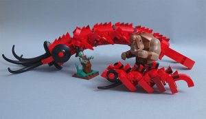 Lego Worm Monster